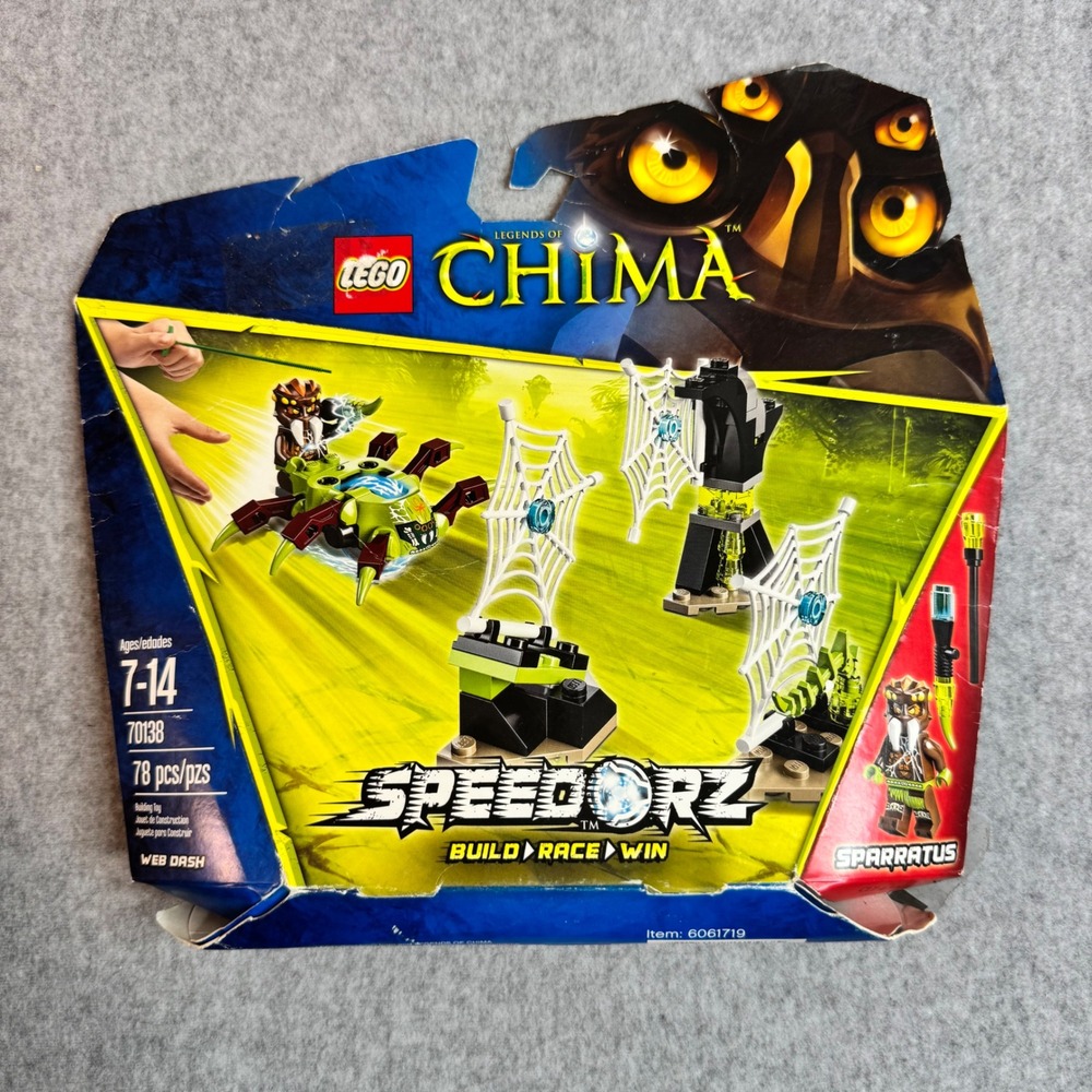 LEGO Legends of Chima Speedorz Web Dash 70138 Sparratus Minifigure New Sealed